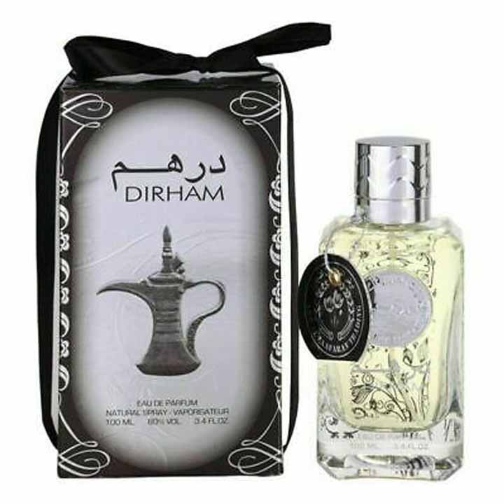 عطر ادکلن درهم نقره ای ارض زعفران